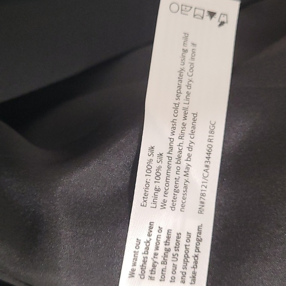 Eileen Fischer silk open front Georgette Crepe blazer size small, black - Picture 4 of 8